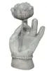 Product image 3 of the product “Hand lotus about 31 cm Height, made of Fibre cement ”
